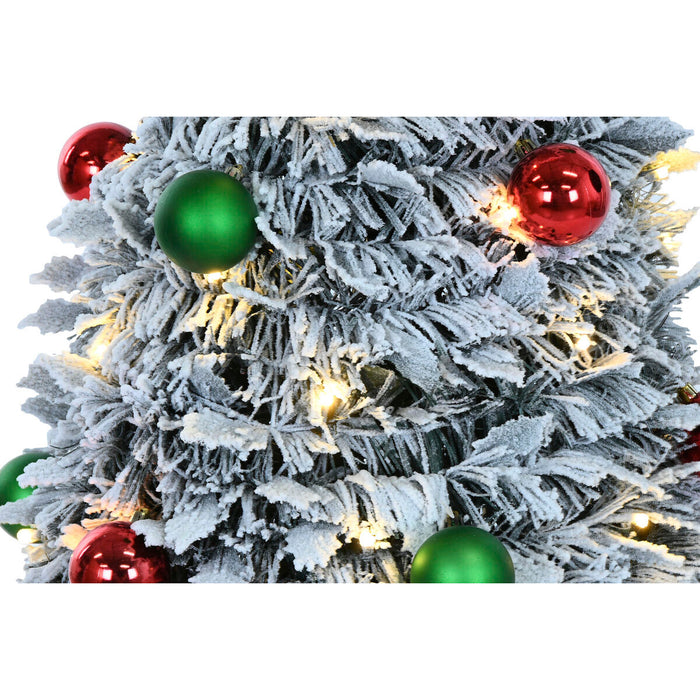 Коледно дърво Home ESPRIT Зелен PVC Снежен