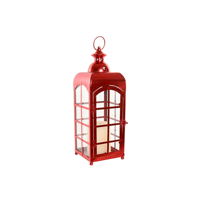 Latern Home ESPRIT Червен Златен Метал Кристал 21 x 21 x 63 cm (2 броя)