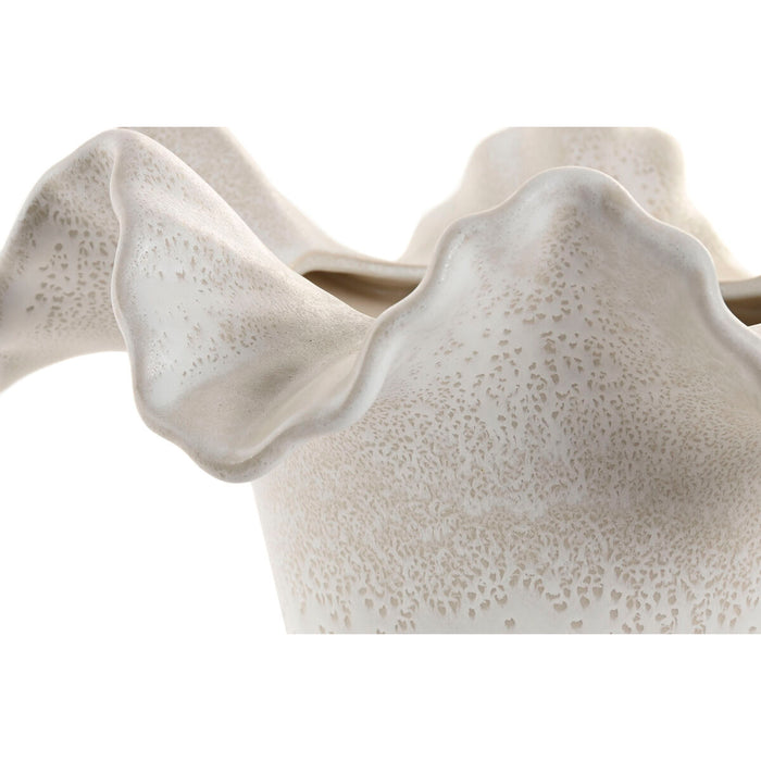 Ваза Home ESPRIT Бял Керамика 30 x 30 x 18 cm