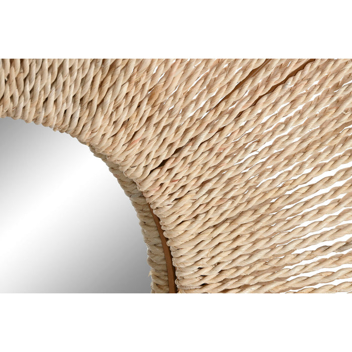 Стенно огледало Home ESPRIT Естествен Cottage 73 x 7 x 73 cm