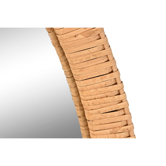 Стенно огледало Home ESPRIT Естествен Scandi 53 X 4,5 X 85 CM