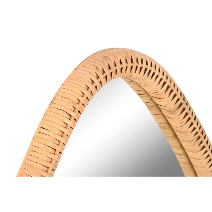 Стенно огледало Home ESPRIT Естествен Scandi 60 x 4 x 80 cm