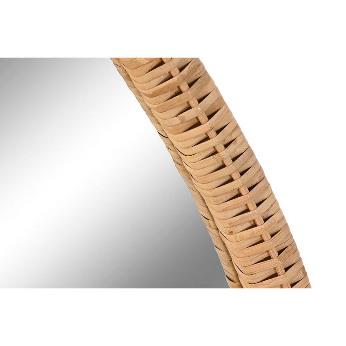 Стенно огледало Home ESPRIT Естествен Scandi 60 x 4 x 80 cm