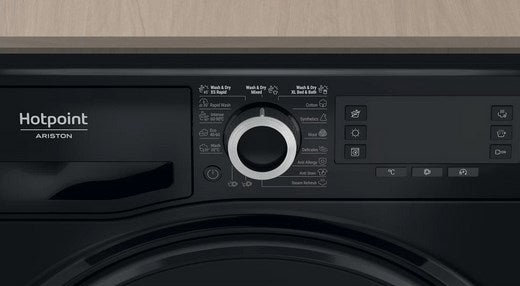 Пералня Hotpoint NDD 11725 BDA EE Предно зареждане 11 kg 1600 RPM Черна