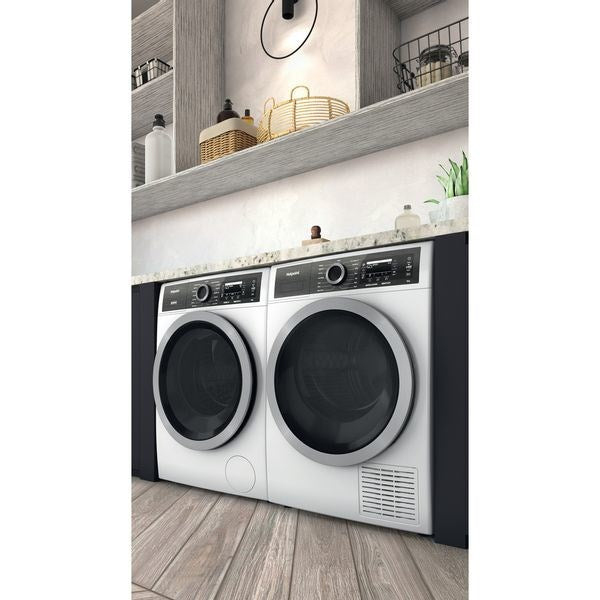 Сушилня Hotpoint H8 D94WB EU Свободностояща Зареждане отпред 9 кг A+++ Бяла