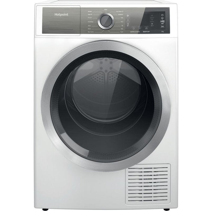 Сушилня Hotpoint H8 D94WB EU Свободностояща Зареждане отпред 9 кг A+++ Бяла