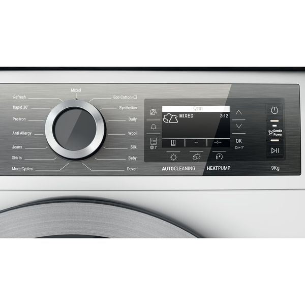 Сушилня Hotpoint H8 D94WB EU Свободностояща Зареждане отпред 9 кг A+++ Бяла