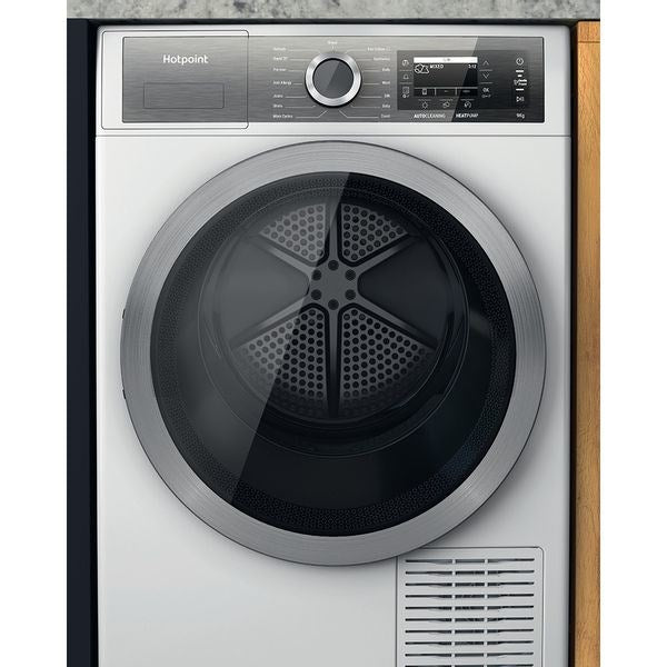 Сушилня Hotpoint H8 D94WB EU Свободностояща Зареждане отпред 9 кг A+++ Бяла