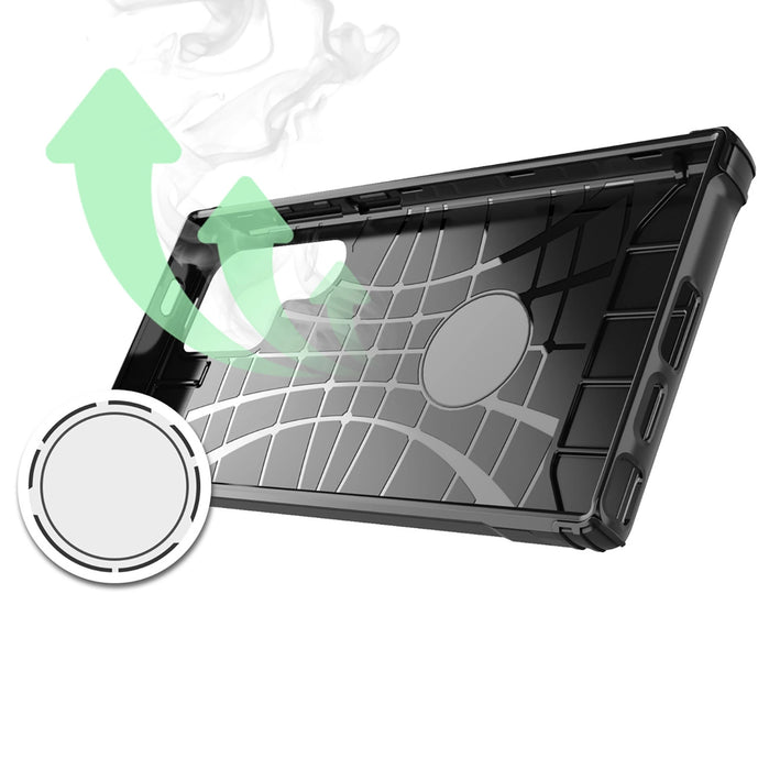 Hybrid Armor Case за Samsung Galaxy S25 Edge - черен