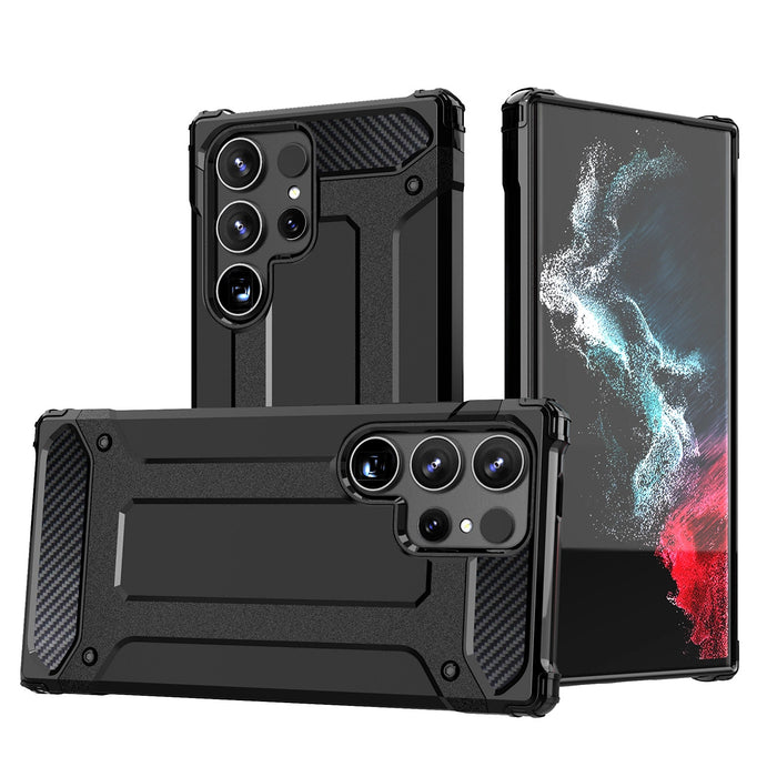 Hybrid Armor Case за Xiaomi Redmi Note 14 Pro+ 5G - черен