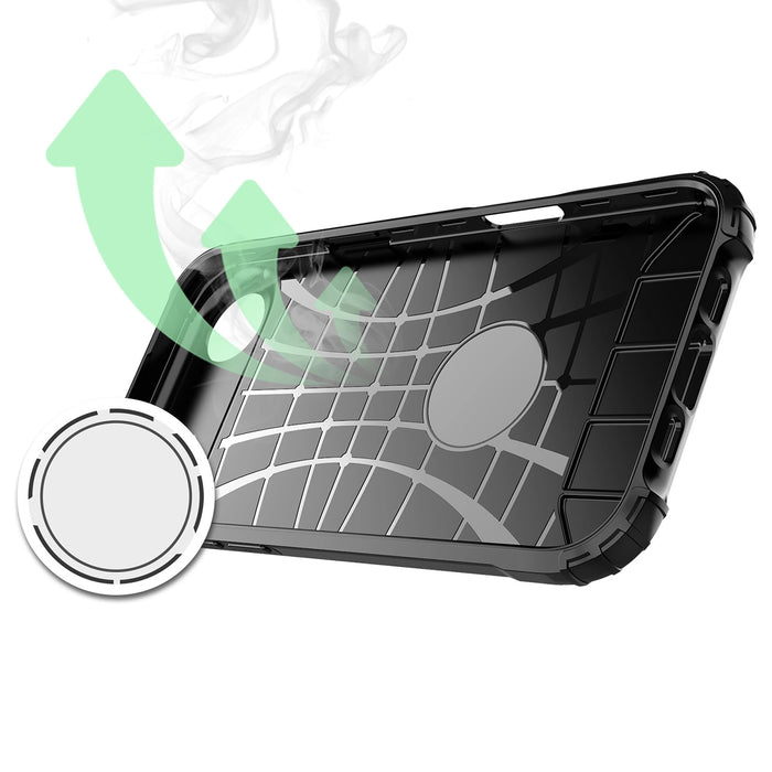 Hybrid Armor Case за iPhone 17 Air - черен