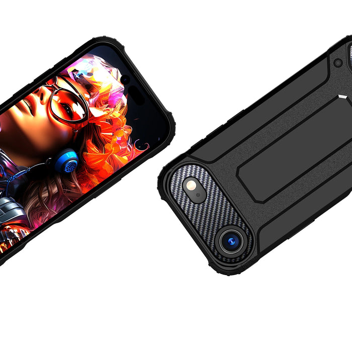 Hybrid Armor Case за iPhone 17 Air - черен