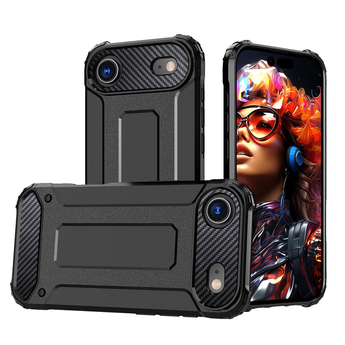Hybrid Armor Case за iPhone 17 Air - черен