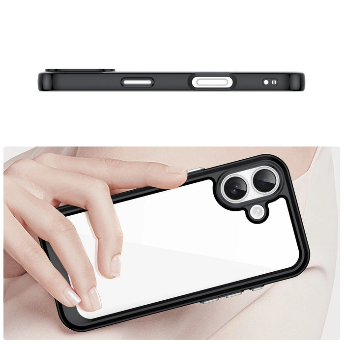 Калъф Outer Space за iPhone 17 - черен прозрачен