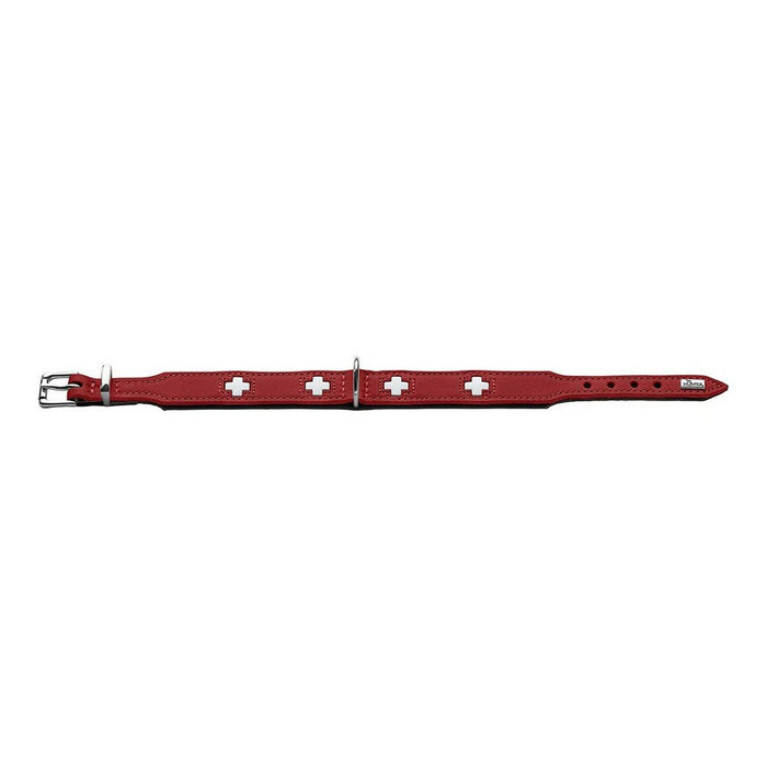 Кучешки Нашийник Hunter Swiss Червен/Черен (47-54 cm)