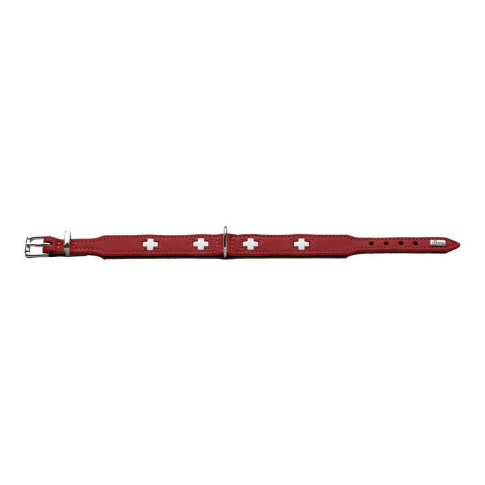 Кучешки Нашийник Hunter Swiss Червен/Черен 30-34.5 cm