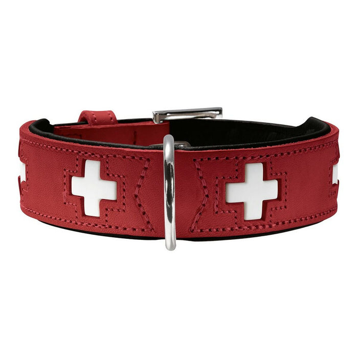 Кучешки Нашийник Hunter Swiss Червен/Черен 30-34.5 cm