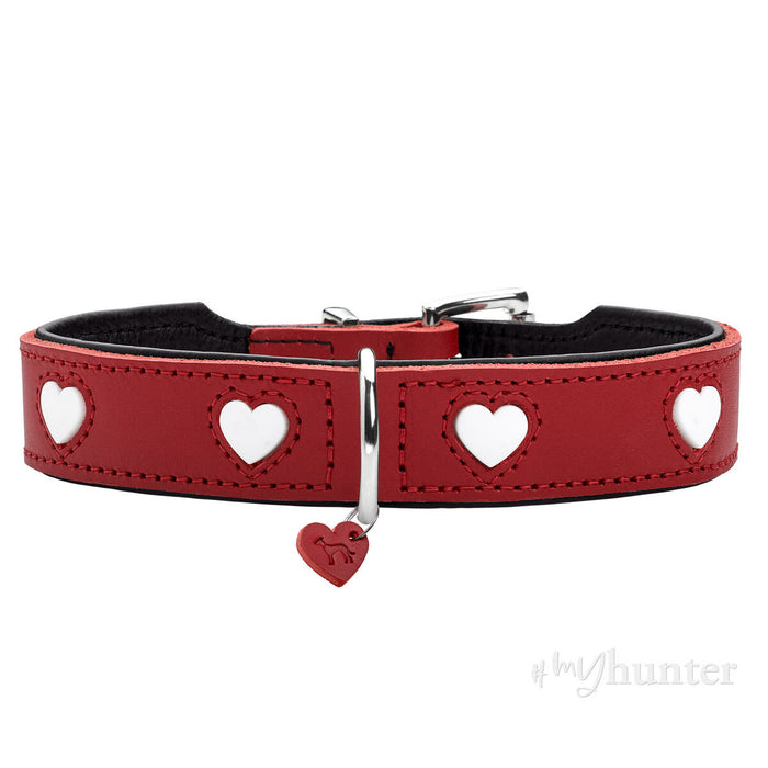 Кучешки Нашийник Hunter Love Червен XS 24-28 cm