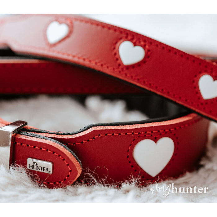 Кучешки Нашийник Hunter Love Червен XS 24-28 cm