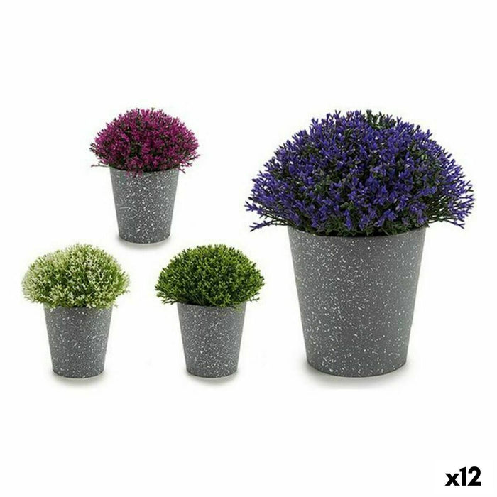 Декоративно Растение Ibergarden A18124-91 A18124-91 Пластмаса 14 x 15 x 14 cm 14 x 16 x 14 cm (12 броя)