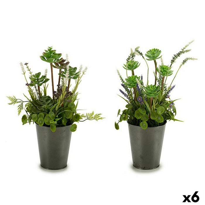 Декоративно Растение Ibergarden XD16-819 XD16-819 Kорк Пластмаса Поле с цветя 20 x 41 x 20 cm (6 броя)