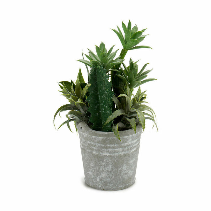 Декоративно Растение Ibergarden XD18-1182A-B XD18-1182A-B Пластмаса Цимент 15 x 24 x 15 cm (12 броя)