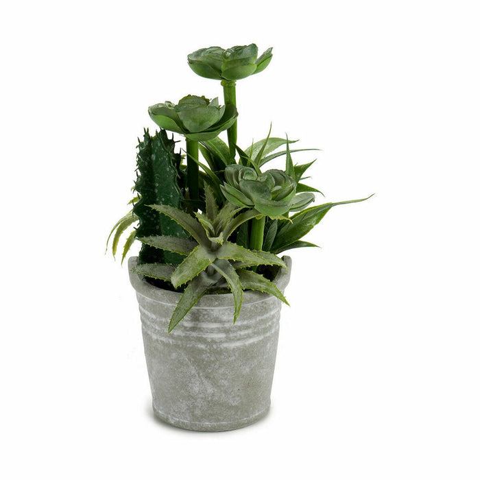 Декоративно Растение Ibergarden XD18-1182A-B XD18-1182A-B Пластмаса Цимент 15 x 24 x 15 cm (12 броя)