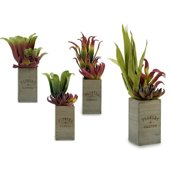Декоративно Растение Ibergarden ZH-21-51-40-25 Flowers Garden 10 x 50 x 10 cm Кафяв Зелен (4 броя)