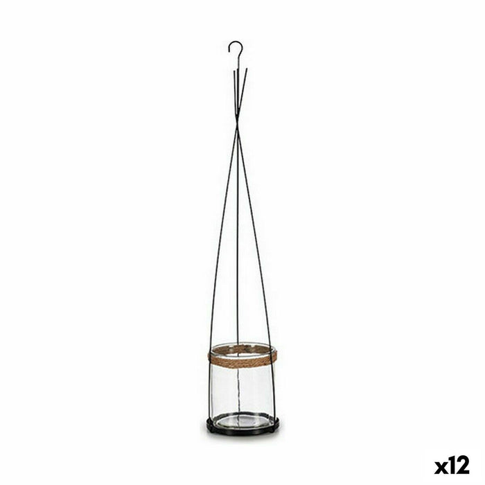 Поставка за свещ Ibergarden HW99-1108 HW99-1108 Метал Кристал 15,5 x 85,5 x 15,5 cm (12 броя)