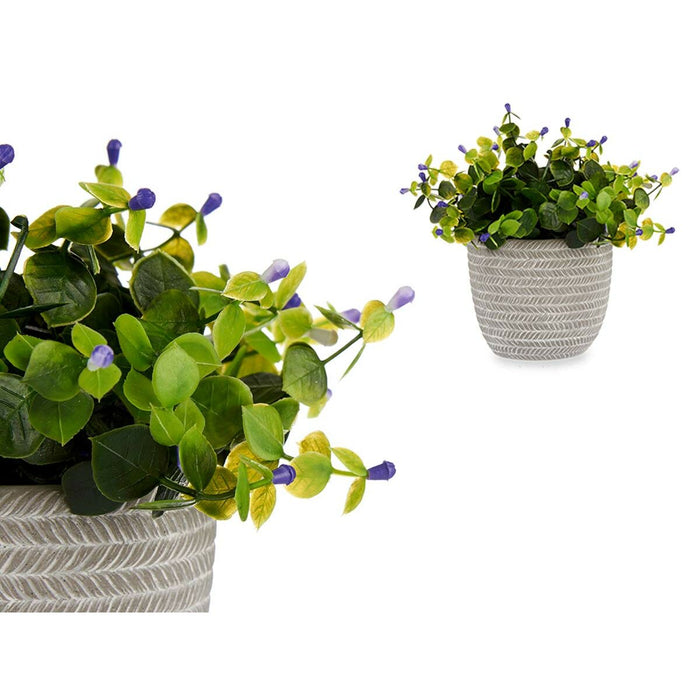 Декоративно Растение Ibergarden QY-H022 QY-H022 Пластмаса Lilled 21 x 20,6 x 21 cm (8 броя)