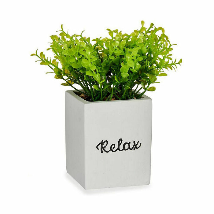 Декоративно Растение Ibergarden HY2-39 HY2-39 Пластмаса Цимент Листи Малка 13 x 18 x 13 cm (6 броя)