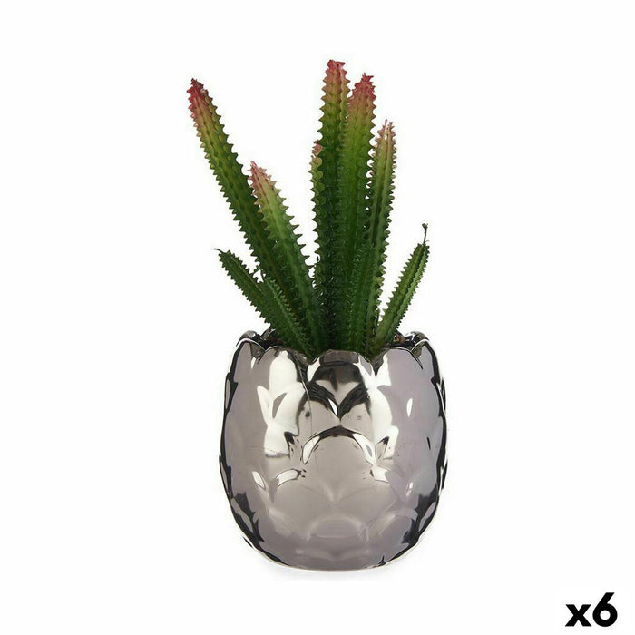 Декоративно Растение Ibergarden HY2-44 HY2-44 Керамика Пластмаса Кактус 10 x 20 x 10 cm (6 броя)