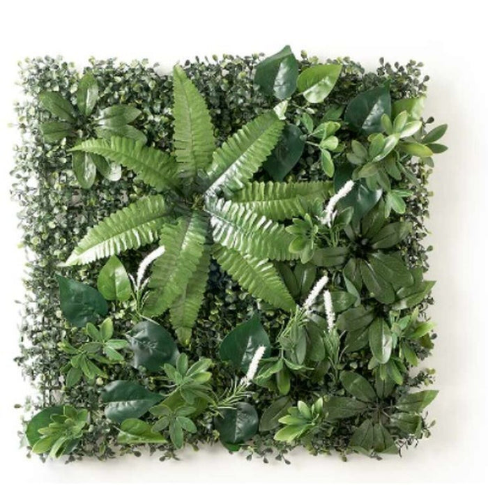 Вертикална Градина Ibergarden Бял Зелен Пластмаса орлова папрат 50 x 50 cm (10 броя)
