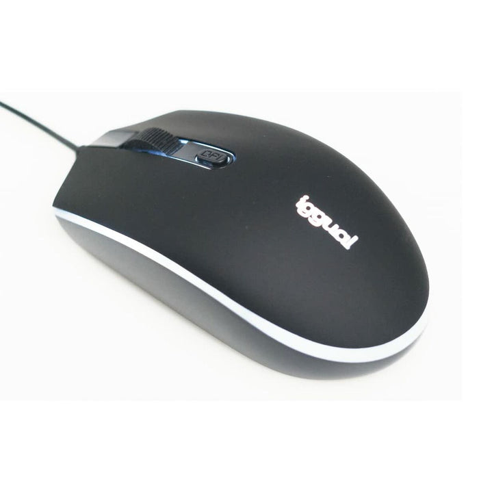 Мишка iggual IGG317624 Черен