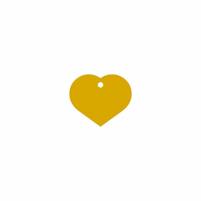 Идентификационна табела Imarc Heart Жълт Златен