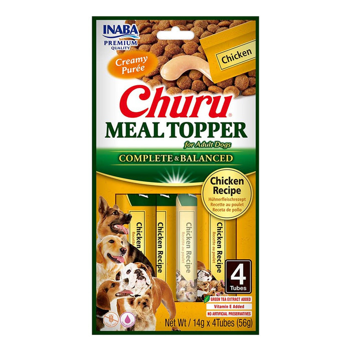 INABA Churu Meal Topper Chicken - лакомство за кучета - 4 х 14гр