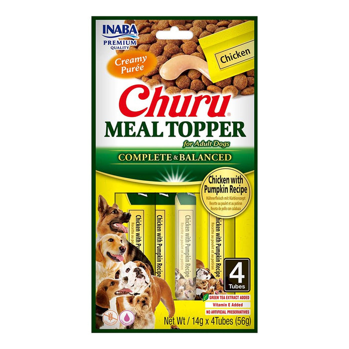 INABA Meal Topper Chicken с тиква - лакомство за кучета - 4x14гр