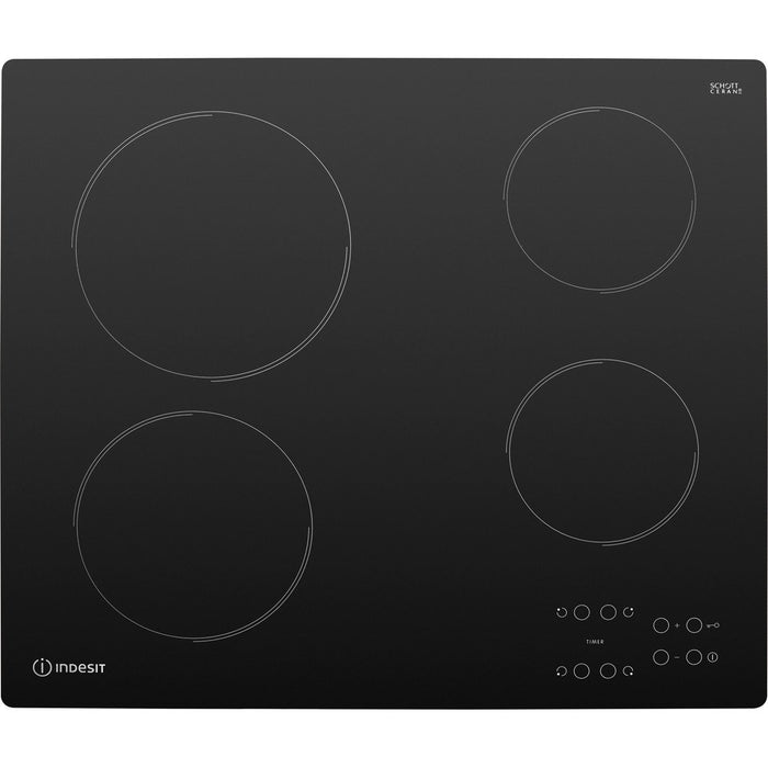 Indesit AAR 160 C Черен Вграден 58 см Керамика 4 зони