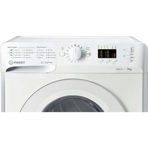 Пералня INDESIT MTWA 71252 W EE, 7 кг, 1200 об/мин.
