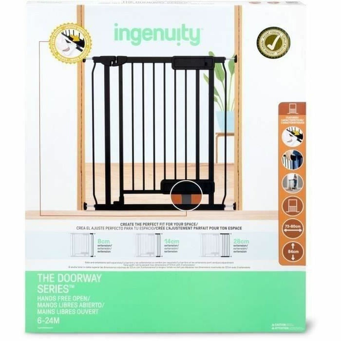 Защитна бариера Ingenuity Черен 73-80 cm