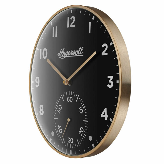 Стенен часовник Ingersoll 1892 IC003GB Златен Черен