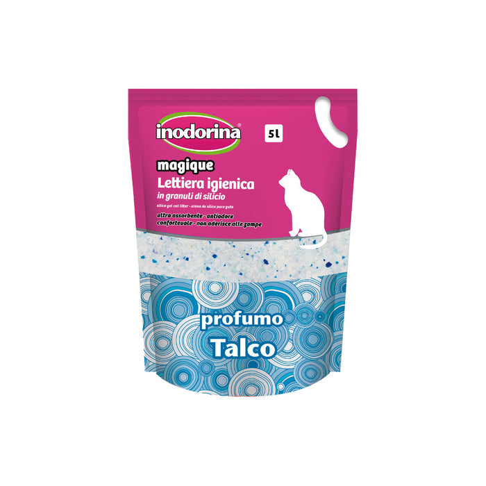 Пясък за котки Inodorina Magique Talco Пудра от Талк 5 L