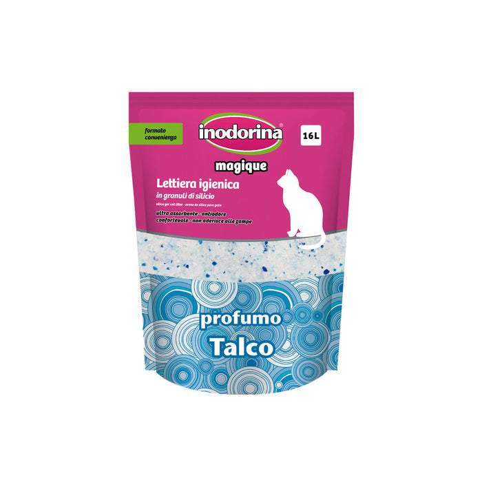 Пясък за котки Inodorina MAGIQUE TALCO Пудра от Талк 16 L