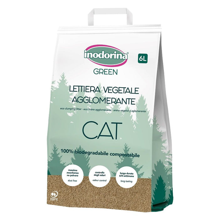 Пясък за котки Inodorina Без Парфюм 6 L