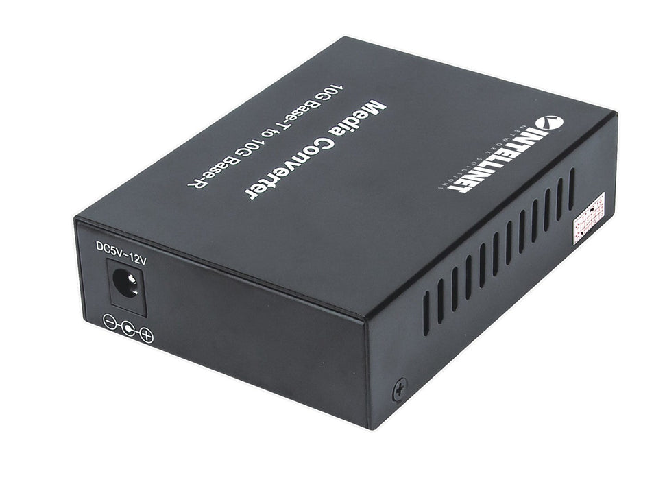 Intellinet 10GBase-T към 10GBase-R медиен конвертор, 1 x 10 GB SFP+ слот, 1 x 10 GB RJ45 порт