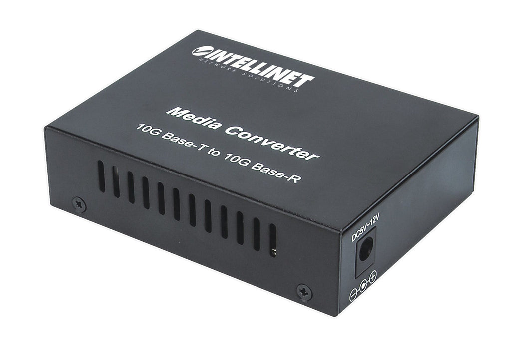 Intellinet 10GBase-T към 10GBase-R медиен конвертор, 1 x 10 GB SFP+ слот, 1 x 10 GB RJ45 порт