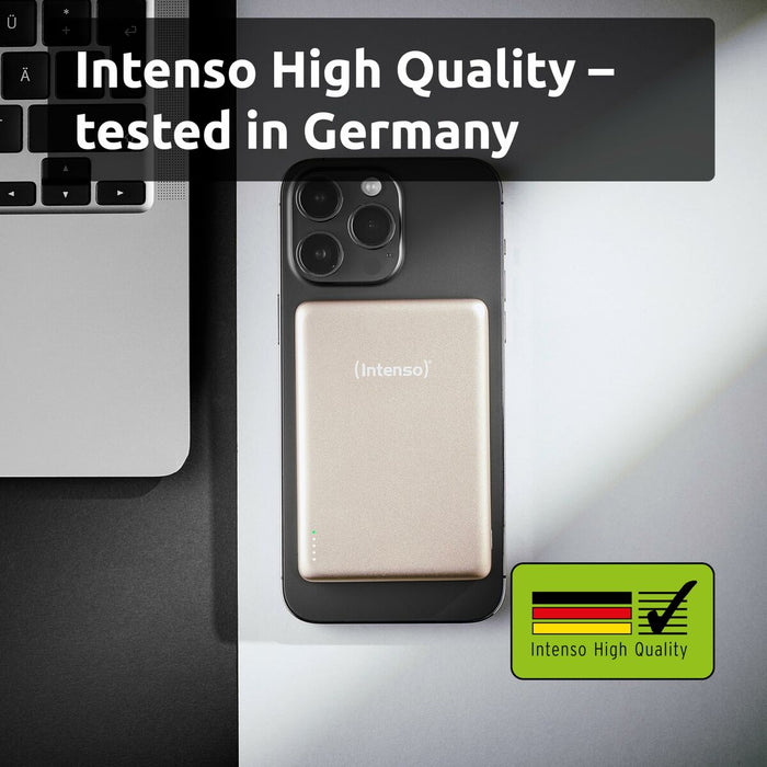 Преносима батерия Powerbank INTENSO MW10000 MagSafe 10000 mAh Шампанско