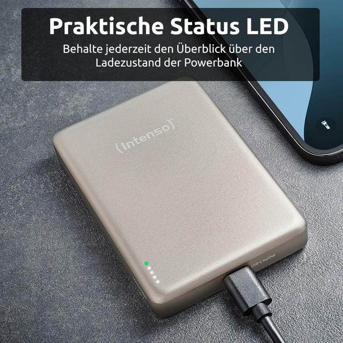 Преносима батерия Powerbank INTENSO MW10000 MagSafe 10000 mAh Шампанско