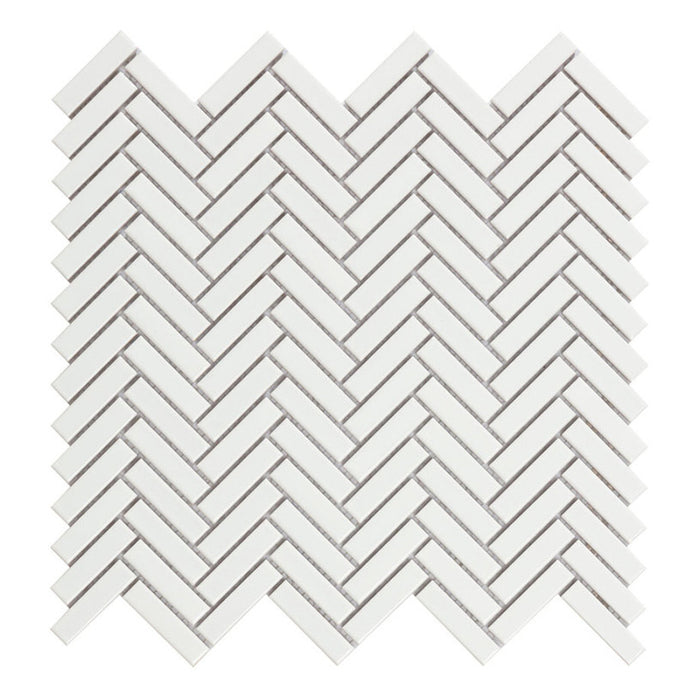 МОЗАЙКА INTERMATEX CHEVRON WHITE GLOSS