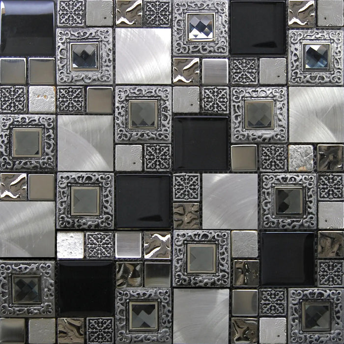 МОЗАЙКА INTERMATEX FRAME SILVER 30X30 CM